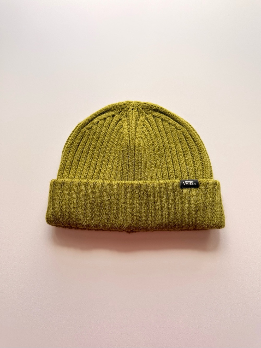 Vans Olive Green Ribbed Toddler Beanie